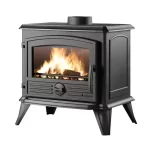 Poêle à bois en fonte - Samara - Anthracite - 6kW INVICTA