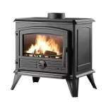 Poêle à bois en fonte - Samara - Anthracite - 6kW INVICTA