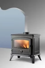 Poêle à bois en fonte - Samara - Anthracite - 6kW INVICTA – Image 2