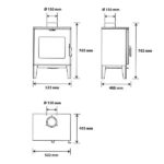 Poêle à Bois Dita 7,6 kW Bûche 40 cm Sannover – Image 2