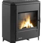 Poêle à bois fonte Carolo gris 8kW INVICTA