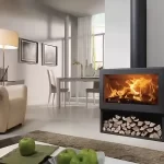 Poêle à bois fonte AVE - Anthracite - 7,2kW - 220m³ PANADERO