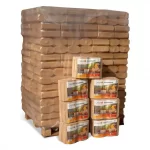 Bûches de bois compressées Tecsabuch Crépito : 100% naturelles (Palette de 1T)
