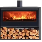 Poêle à bois acier Allegro - Anthracite - 8.9kW PANADERO
