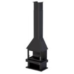 Cheminée à bois 3 vitres - BRONPI Huesca 10 kW – Image 3