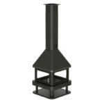 Cheminée à bois centrale 4 vitres - BRONPI Huelva 15 kW – Image 2