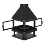 Cheminée à bois centrale 4 vitres - BRONPI Huelva 15 kW – Image 4