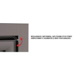 Insert à bois 2 vitres ventilé canalisable - BRONPI Paris 70 EI 11 kW – Image 5